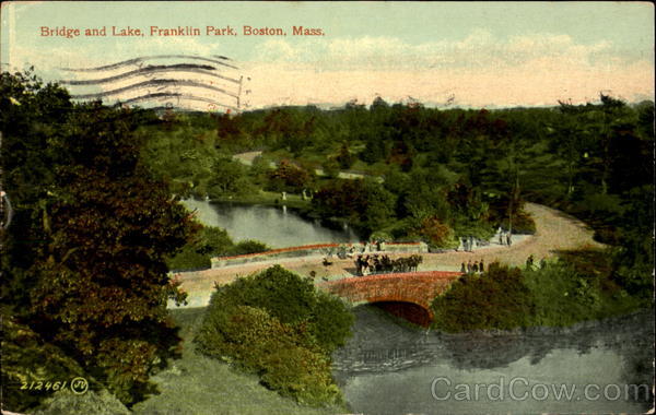 Bridge And Lake, Franklin Park Boston Massachusetts