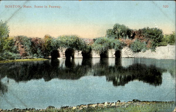 Scene In Fenway Boston Massachusetts