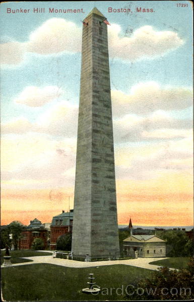 Bunker Hill Monument Boston Massachusetts
