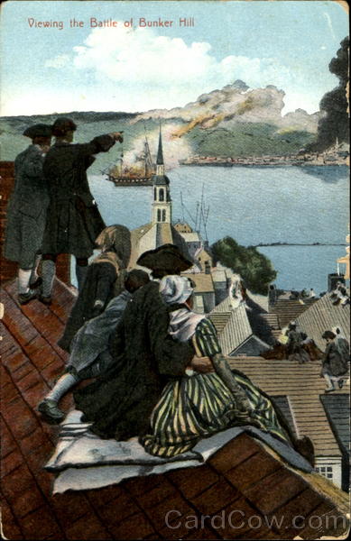Viewing The Battle Of Bunker Hill Boston Massachusetts