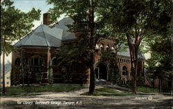 The Library, Dartmouth College Postcard