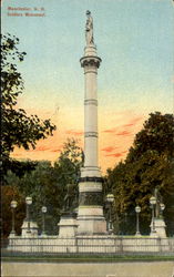 Soldiers Monument Postcard