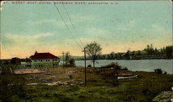 Signet Boat House Manchester, NH Postcard Postcard