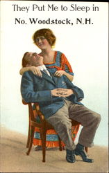 They Put Me To Sleep In North Woodstock Postcard