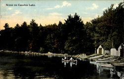 Scene On Canobie Lake Postcard