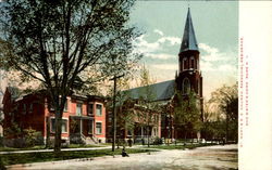 St. Mary's R. C. Church Rome, NY Postcard Postcard