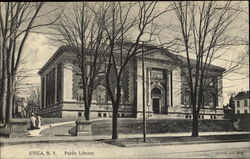Public Library Utica, NY Postcard Postcard