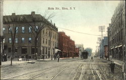 Main Street Ilion, NY Postcard Postcard