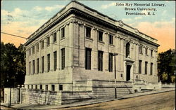 John Hay Memorial Library, Brown University Postcard