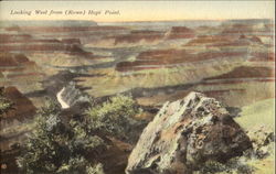 Looking West From Hopi Point Postcard