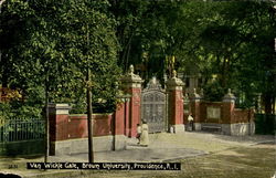 Van Wickle Gate, Brown University Postcard