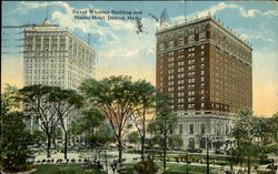 David Whitney Building And Statler Hotel Postcard