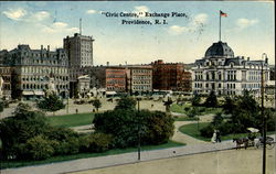Civic Centre Exchange Place Postcard