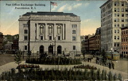 Post Office Exchange Building Postcard