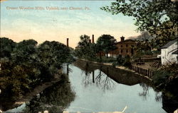 Crozer Woollen Mills, Upland Chester, PA Postcard Postcard