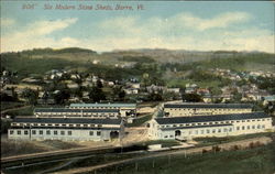 Six Modern Stone Sheds Barre, VT Postcard Postcard