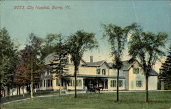 City Hospital Barre, VT Postcard Postcard