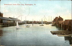 Waterfront Yacht Club Slip Postcard