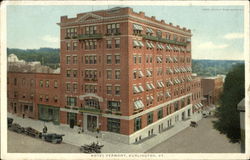 Hotel Vermont Burlington, VT Postcard Postcard