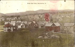 Birds Eye View Morrisville, VT Postcard Postcard