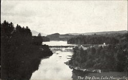 The Big Dam Morrisville, VT Postcard Postcard