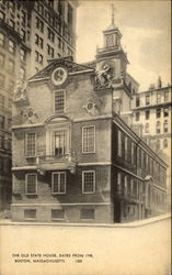 The Old State House Boston, MA Postcard Postcard