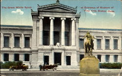 The Great White Spirit At Entrance Of Museum Of Fine Arts Boston, MA Postcard Postcard