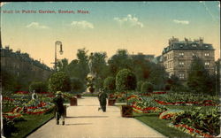 Mall In Public Garden Postcard