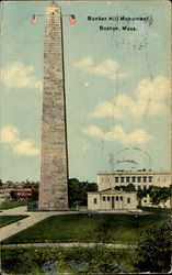 Bunker Hill Monument Postcard
