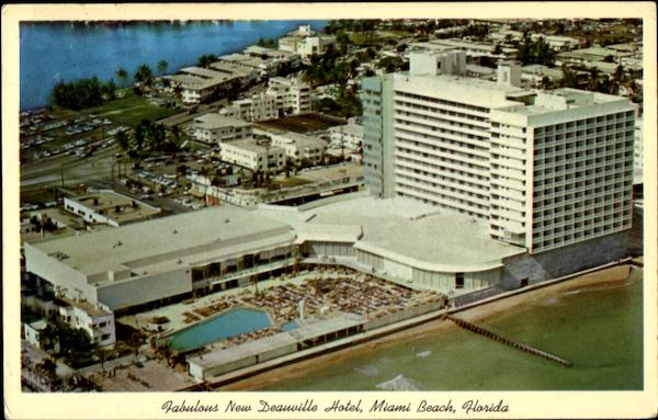 Fabulous New Deanville Hotel, Collins Ave. Miami Beach Florida