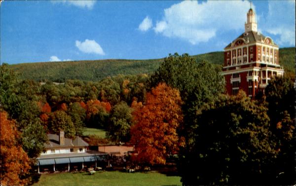 The Homestead The Casino Lawn And Tower Hot Springs Virginia