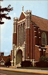 St. John's Lutheran Church, Market and Seventh Streets Zanesville, OH Postcard Postcard
