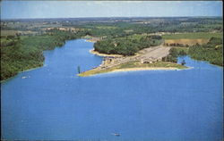 North Beach Marina, Rocky Fork State park Postcard