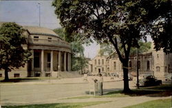 U. S. Post Office And First Presbyterian Church Postcard