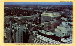 Looking Northeast From Tower Of Mutual Home Bldg. Dayton, OH Postcard Postcard