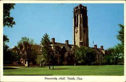 University Hall Toledo, OH Postcard Postcard