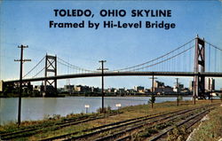The Anthony Wayne High Level Bridge Postcard