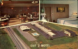 Exit 2 Motel Montpelier, OH Postcard Postcard