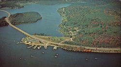 Marina On Tappan Lake, U. S. 36 & 250 Scenic, OH Postcard Postcard