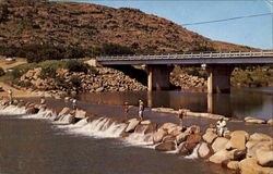 Low Water Bridge, Quartz Mountain Nature Park Lone Wolf, OK Postcard Postcard