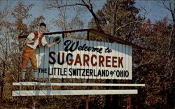 Welcome To Sugarcreek Ohio Postcard Postcard