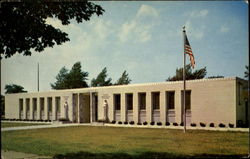 Topky Memorial Library Ashtabula, OH Postcard Postcard