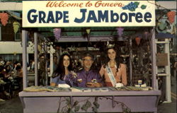 Welcome To Geneva Grape Jamboree Ohio Postcard Postcard