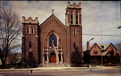 St. Columbkille Church Wilmington, OH Postcard Postcard