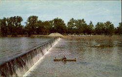 Independence Dam & State Park Postcard