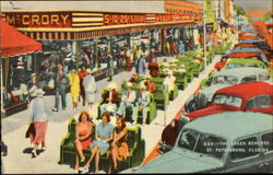 The Green Benches Postcard