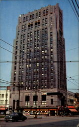 Central Tower Building Youngstown, OH Postcard Postcard