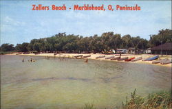 Zellers Beach Marblehead, OH Postcard Postcard