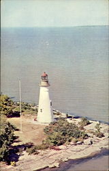 Marblehead Light Lakeside, OH Postcard Postcard