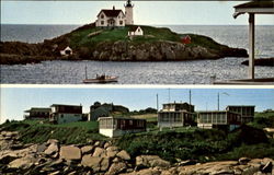 Little 'A' Cottages, Nubble Road Postcard